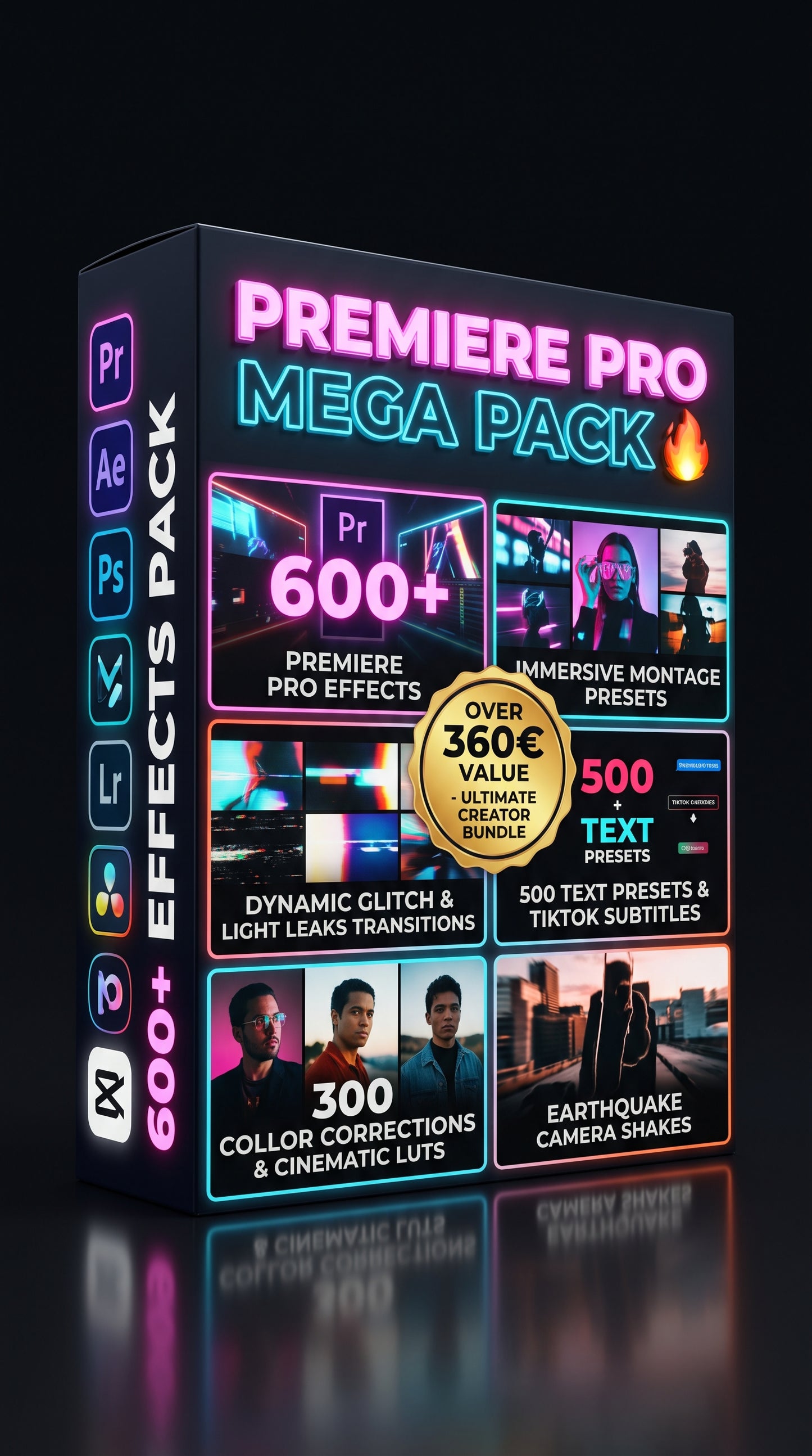 Ultimate Design Pack — Bundle Complet LUTs, Presets & Transitions