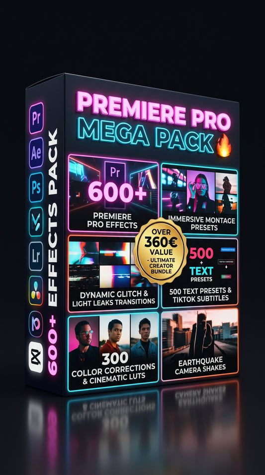 Ultimate Design Pack — Bundle Complet LUTs, Presets & Transitions